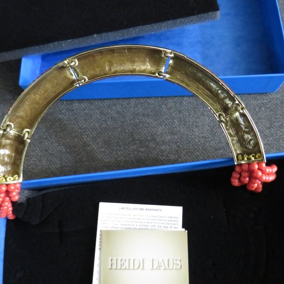 Heidi Daus "Southwest Twist" Crystal and Enamel Beaded Twisted Necklace - Picture 5 of 10